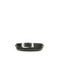Our Legacy Black Calf Leather Bos Taurus Regular Belt - Eljoys Fashion 