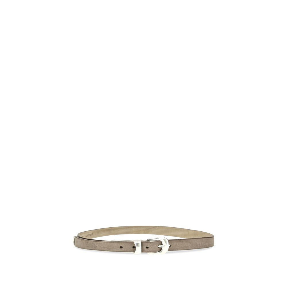 Our Legacy Brown Calf Leather Bos Taurus Thin Belt - Eljoys Fashion 