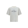 White cotton T-shirt by Axel Arigato featuring a classic fit and minimal design, shown on a plain background.