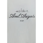 White cotton T-shirt from Axel Arigato with a classic fit and subtle branding, displayed on a plain background.