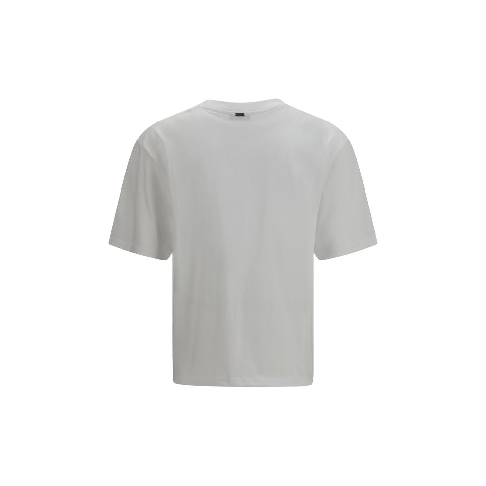 Herno White Cotton T-Shirt - Eljoys Fashion 