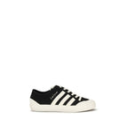 Y-3 Black Fabric Low Top Sneakers - Eljoys Fashion 