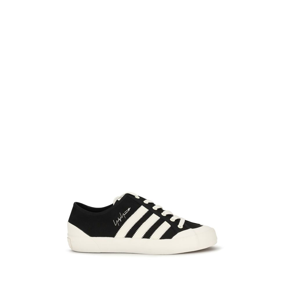 Y-3 Black Fabric Low Top Sneakers - Eljoys Fashion 