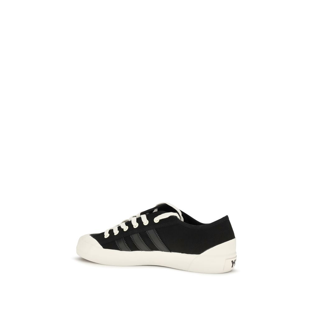 Y-3 Black Fabric Low Top Sneakers - Eljoys Fashion 