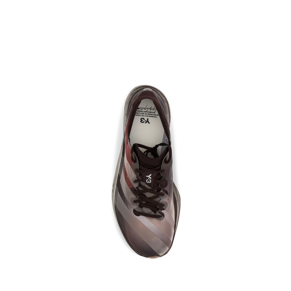 Y-3 multicolor polyester athletic sneakers with sleek design and sporty look, perfect for activewear and casual style.