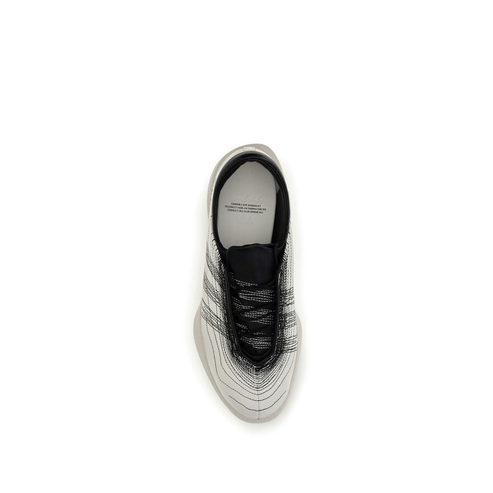 Y-3 Beige Calf Leather Bos Taurus Sneakers - Eljoys Fashion 