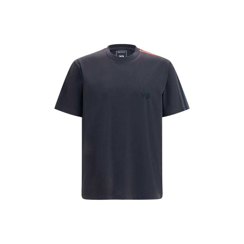 Y-3 black cotton sportswear featuring a comfortable fit, stylish design, and soft fabric for athletic and casual wear.