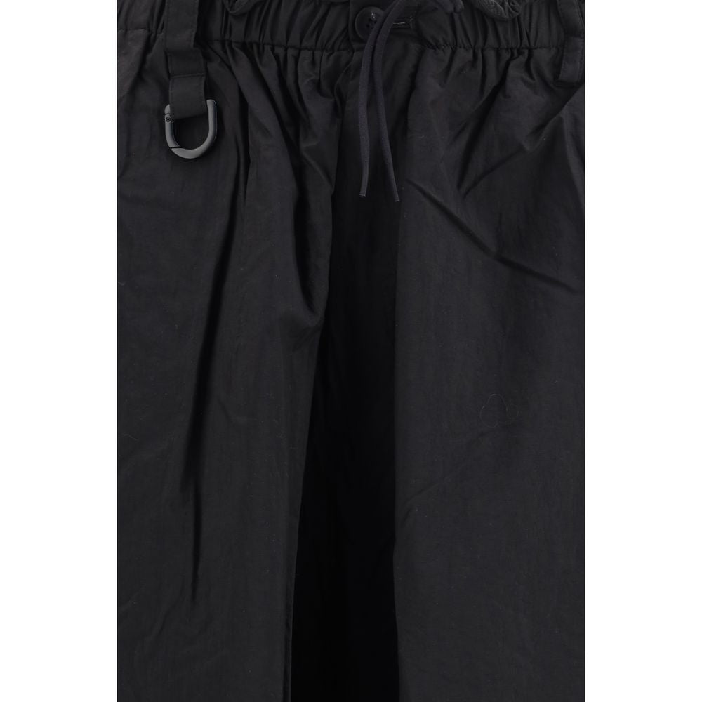 Y-3 Black Polyamide Cargo Pants - Eljoys Fashion 