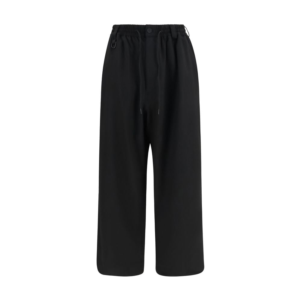 Y-3 Black Wool Oves Aries Casual Pants - Eljoys Fashion 