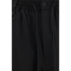 Y-3 Black Wool Oves Aries Casual Pants - Eljoys Fashion 