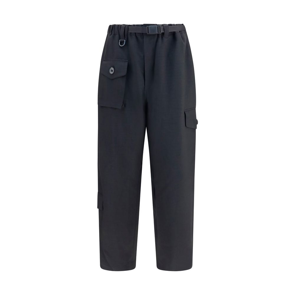 Y-3 Black Polyester Athletic Pants - Eljoys Fashion 