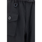 Y-3 Black Polyester Athletic Pants - Eljoys Fashion 