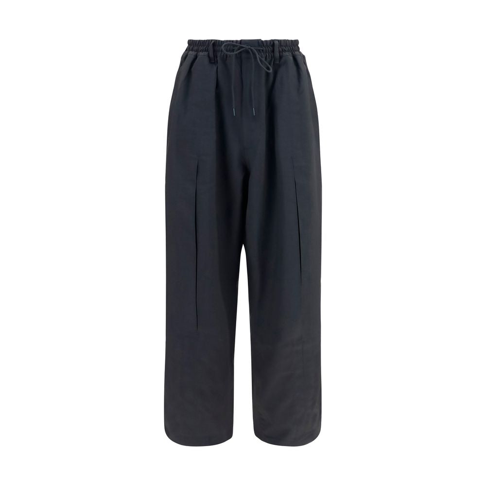 Y-3 Black Polyester Joggers (Workout Pants) - Eljoys Fashion 
