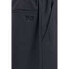 Y-3 Black Polyester Joggers (Workout Pants) - Eljoys Fashion 