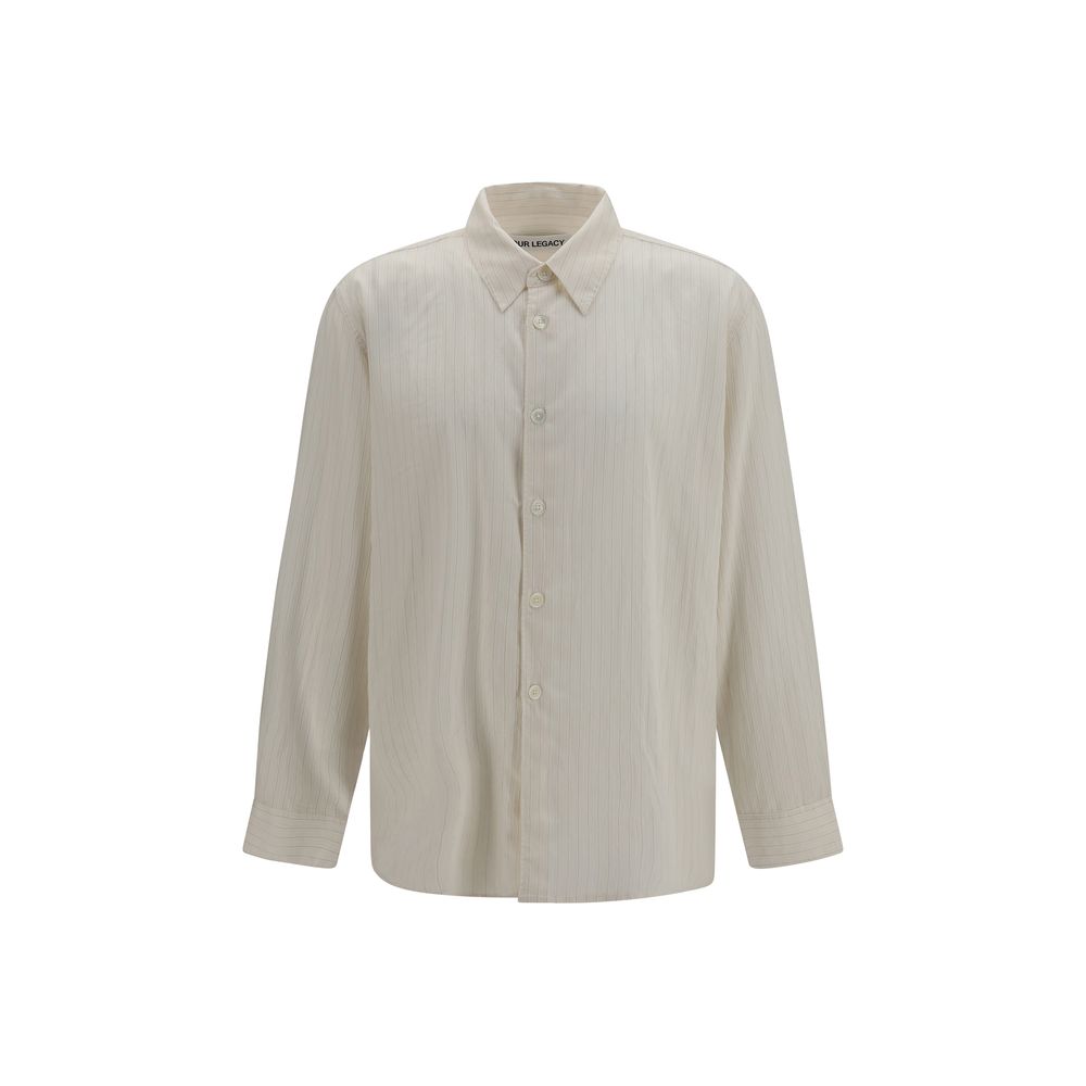 Our Legacy Beige Lyocell Dress Shirt - Eljoys Fashion 
