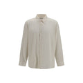 Our Legacy Beige Lyocell Dress Shirt - Eljoys Fashion 