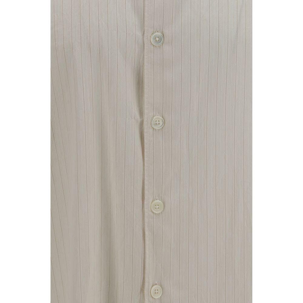 Our Legacy Beige Lyocell Dress Shirt - Eljoys Fashion 