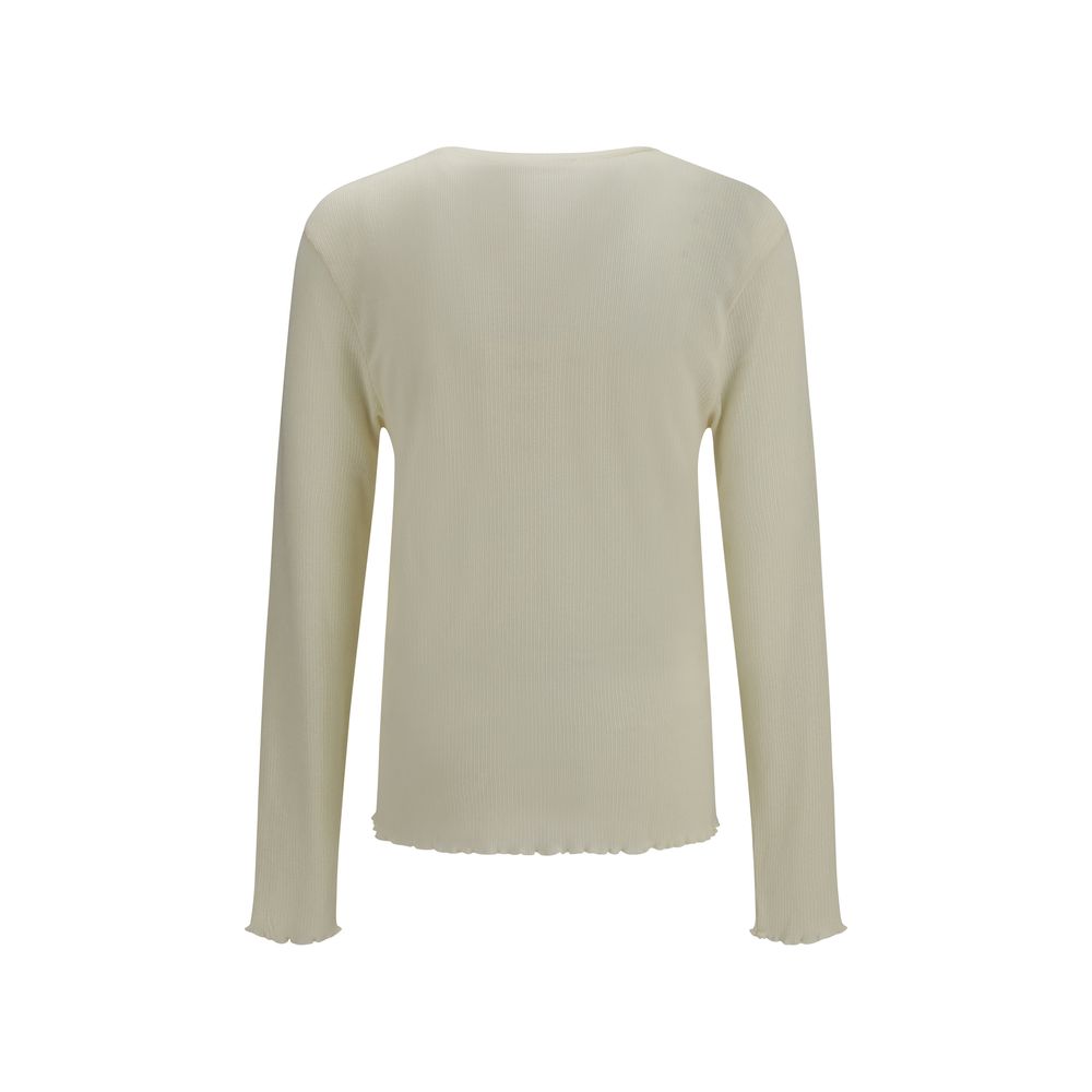 Our Legacy Beige Cotton Sweatshirt - Eljoys Fashion 