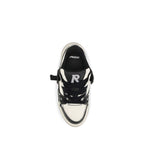 Represent Multicolor Calf Leather Bos Taurus Chunky Sneakers featuring vibrant leather panels and a thick rubber sole.