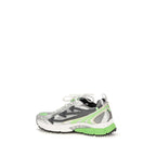 Off-White bicolor polyethylene athletic sneakers with sleek design and sporty details, perfect for casual and active wear.