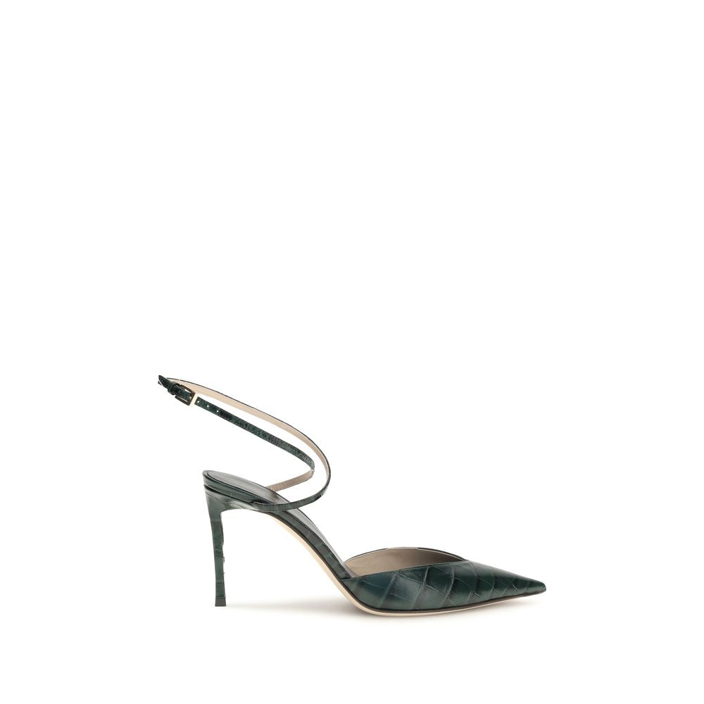 Tom Ford Bicolor Calf Leather Bos Taurus High Heel Pumps - Eljoys Fashion 