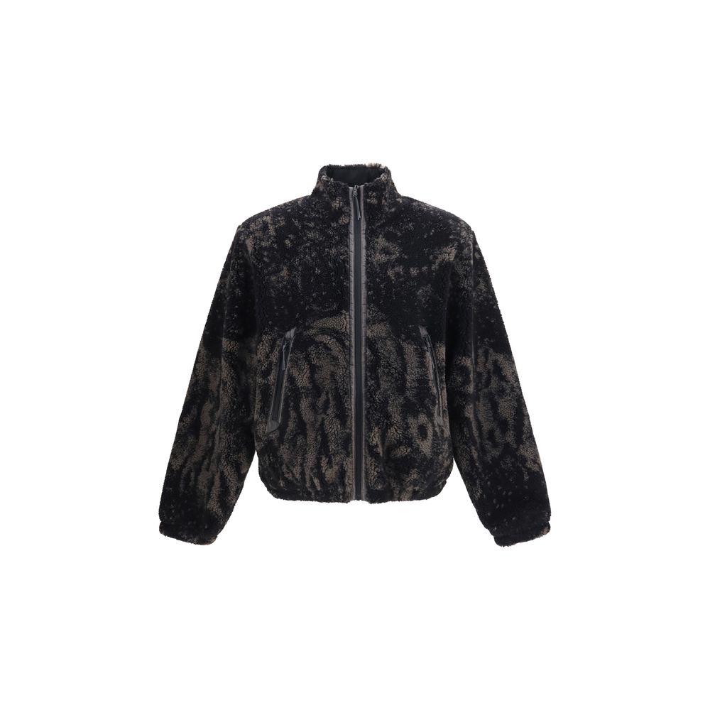 ROA Brown Polyester Full-Length Jacket - Eljoys Fashion 