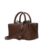 Max Mara Brown Leather Handbag - Eljoys Fashion 