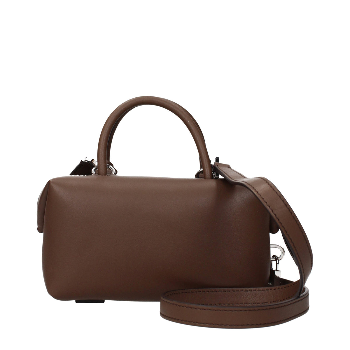 Max Mara Brown Leather Handbag - Eljoys Fashion 