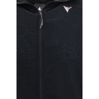 ROA Black Polyester Sweatshirt