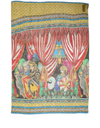 Dolce & Gabbana Multicolor Silk Printed Shawl Stole Scarf