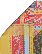 Dolce & Gabbana Multicolor Silk Printed Square Foulard Scarf