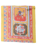 Dolce & Gabbana Multicolor Silk Printed Square Foulard Scarf
