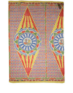 Dolce & Gabbana Multicolor Silk Carretto Print Stole Scarf
