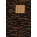 Ganni Brown Wool Oves Aries Scarf