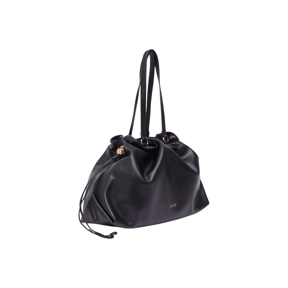 Liu Jo Black Polyethylene Handbag - Eljoys Fashion 
