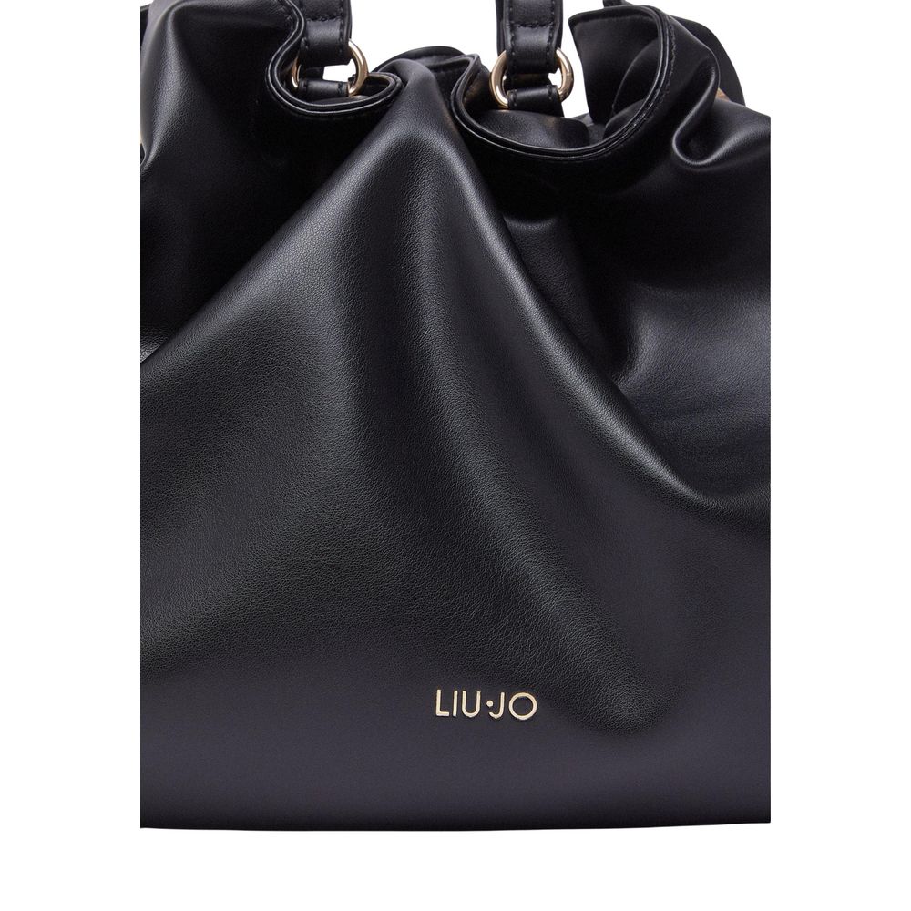 Liu Jo Black Polyethylene Handbag - Eljoys Fashion 