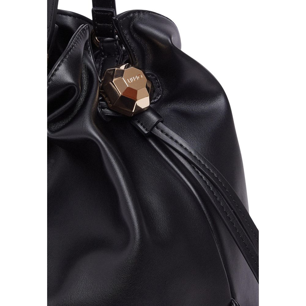Liu Jo Black Polyethylene Handbag - Eljoys Fashion 