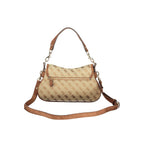 Guess Jeans Beige Polyester Handbag