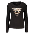 Guess Jeans Black Cotton T-Shirt