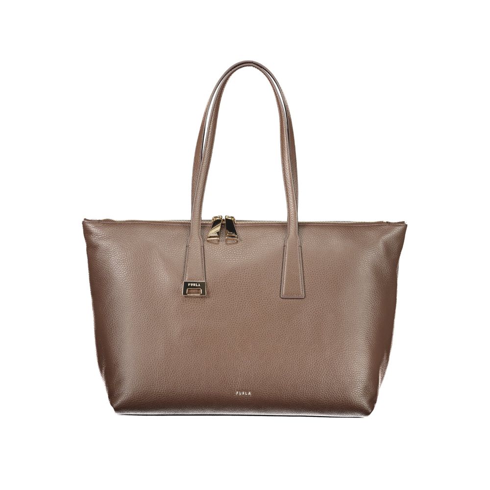 Furla Brown Leather Women's Bag - Eljoys Fashion 
