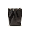 Benedetta Bruzziches Black Calf Leather Bos Taurus Backet Bag