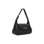 Mario Valentino Black Polyethylene Handbag - Eljoys Fashion 