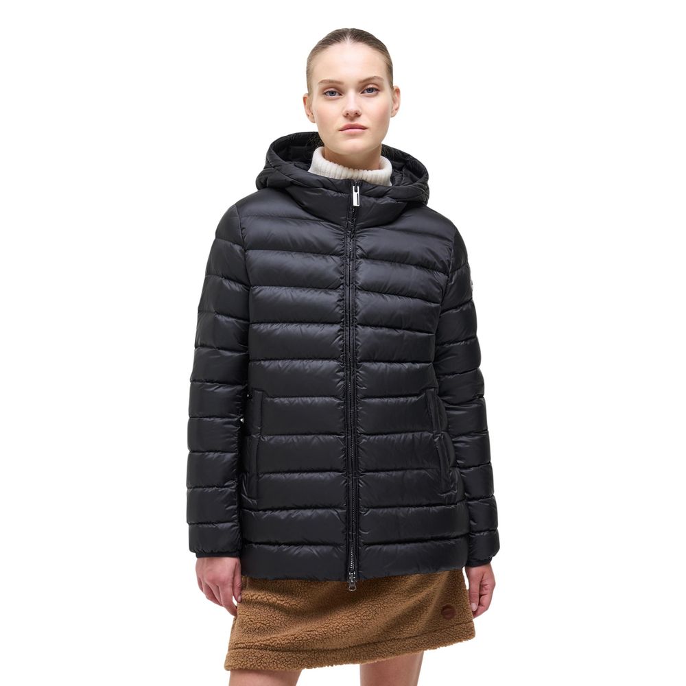 Colmar Originals Black Polyamide Full-Length Jacket - Eljoys Fashion 