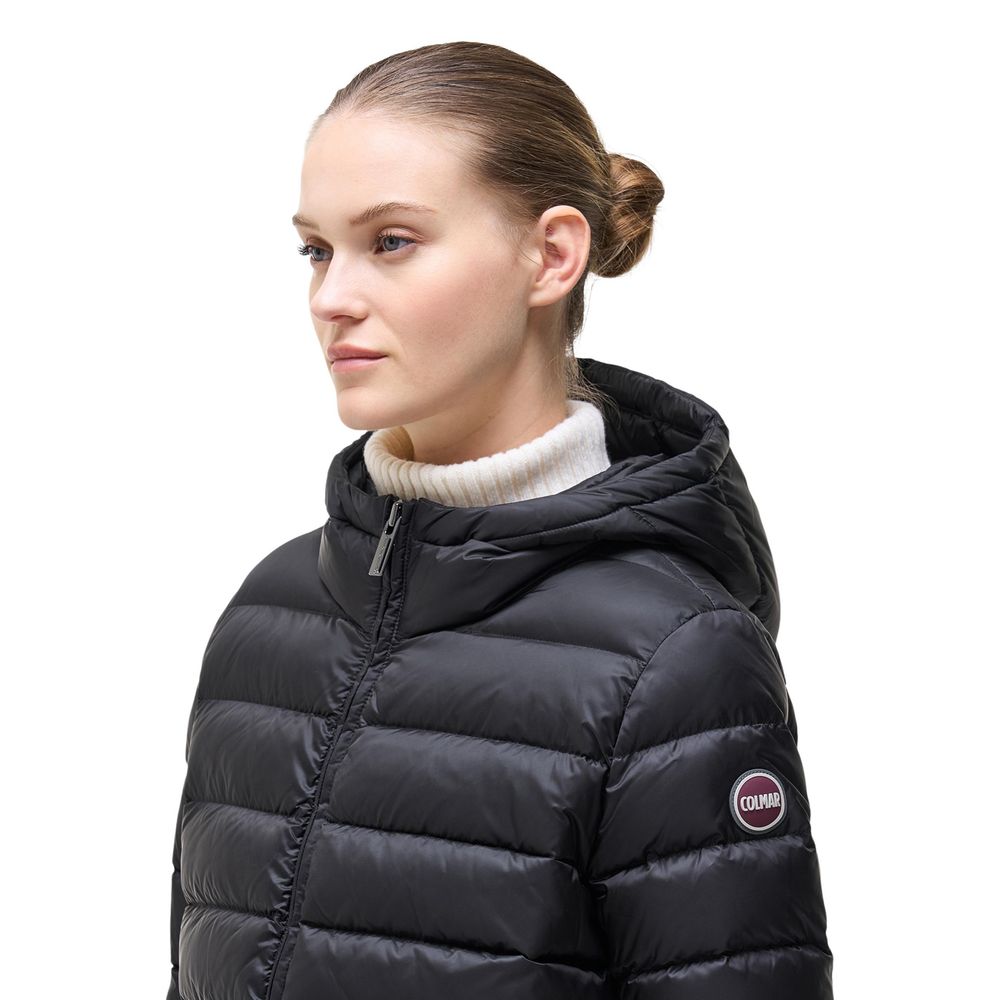 Colmar Originals Black Polyamide Full-Length Jacket - Eljoys Fashion 