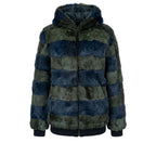 Mr&Mrs Italy Green Rabbit Fur Women Jacket