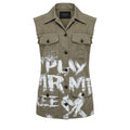 Mr&Mrs Italy Green Cotton Women Jacket