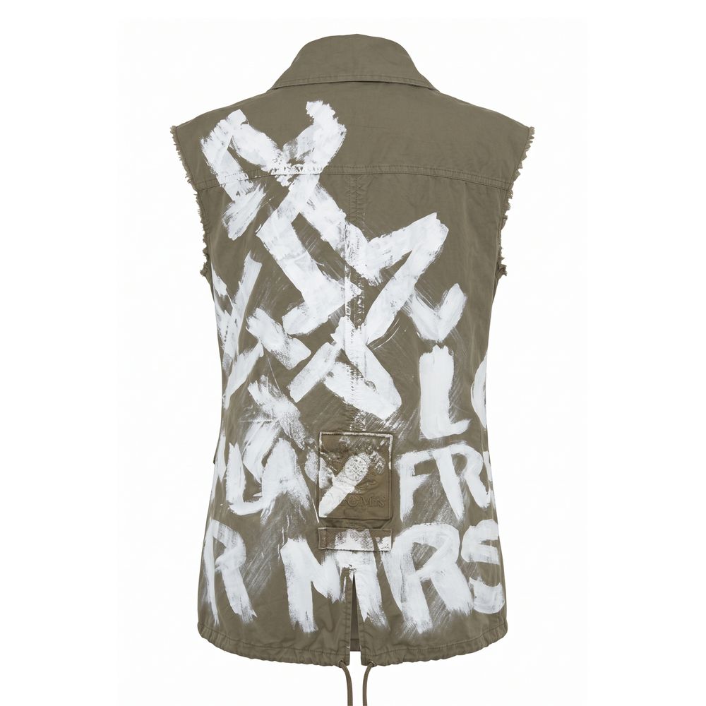 Mr&Mrs Italy Green Cotton Women Jacket