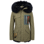 Mr&Mrs Italy Green Cotton Women's Jacket