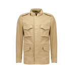 Autore Beige Cotton Full-Length Jacket