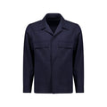 Autore Navy Blue Virgin Wool Jacket